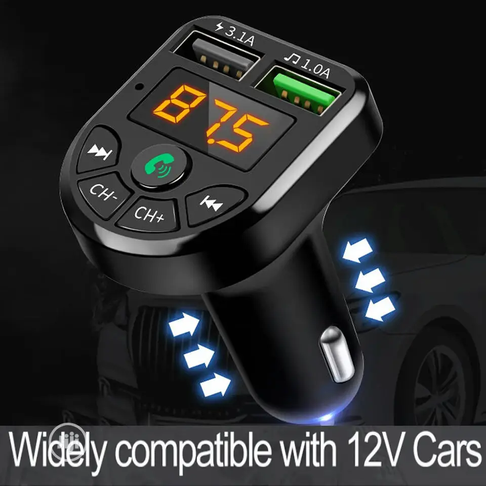 Bluetooth 5.0 FM Transmitter Car Kit MP3