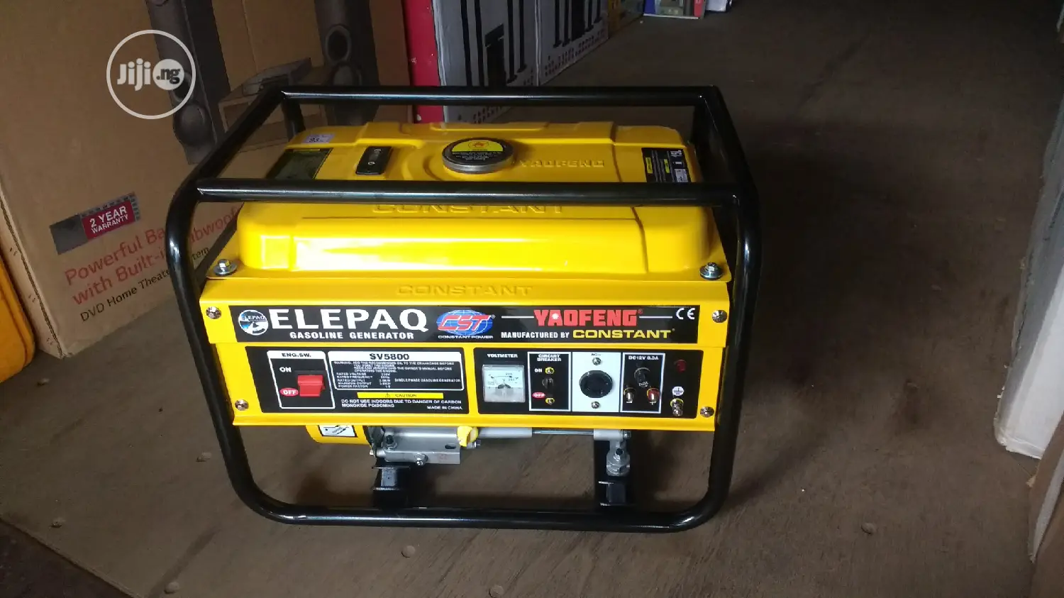 Elepaq Constant 3.5kva Manual Start Copper Generator (Sv5800