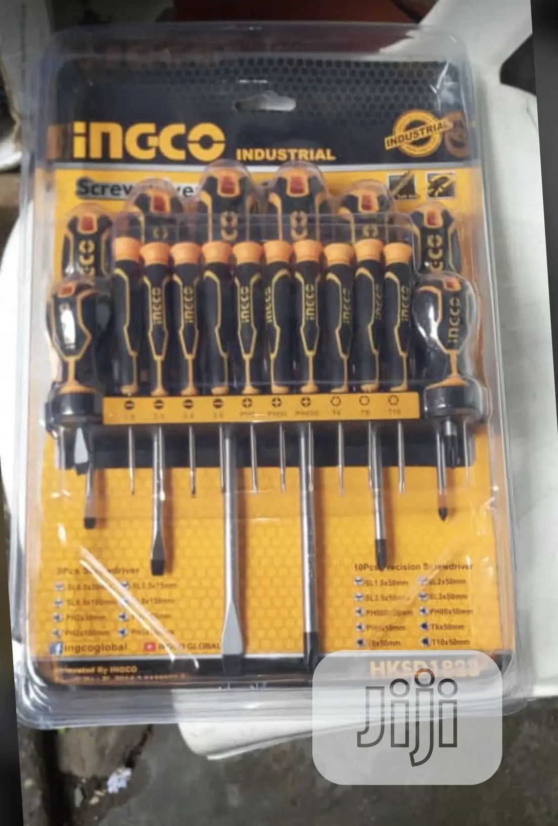 Ingco Industrial Screwdrivers Set of 18pcs