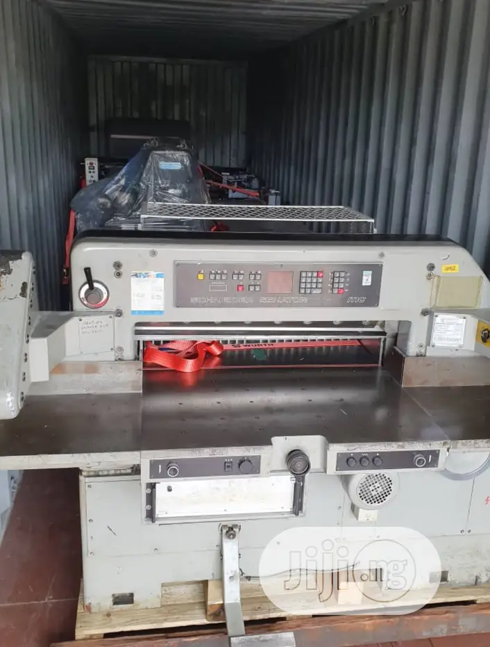 Schneider Senator 92cm Cutting Machine. Arrived From Europe.
