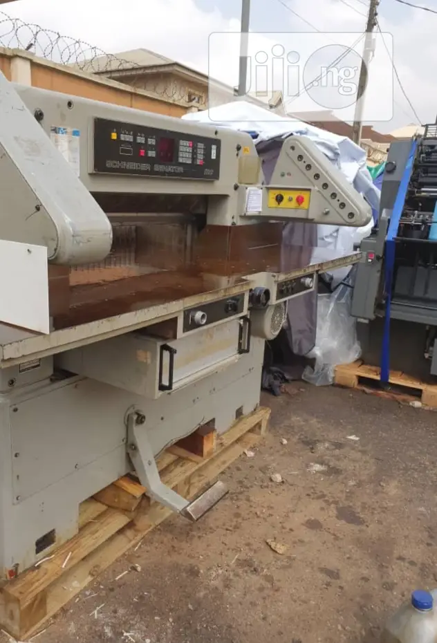 Schneider Senator 92cm Cutting Machine. Arrived From Europe.