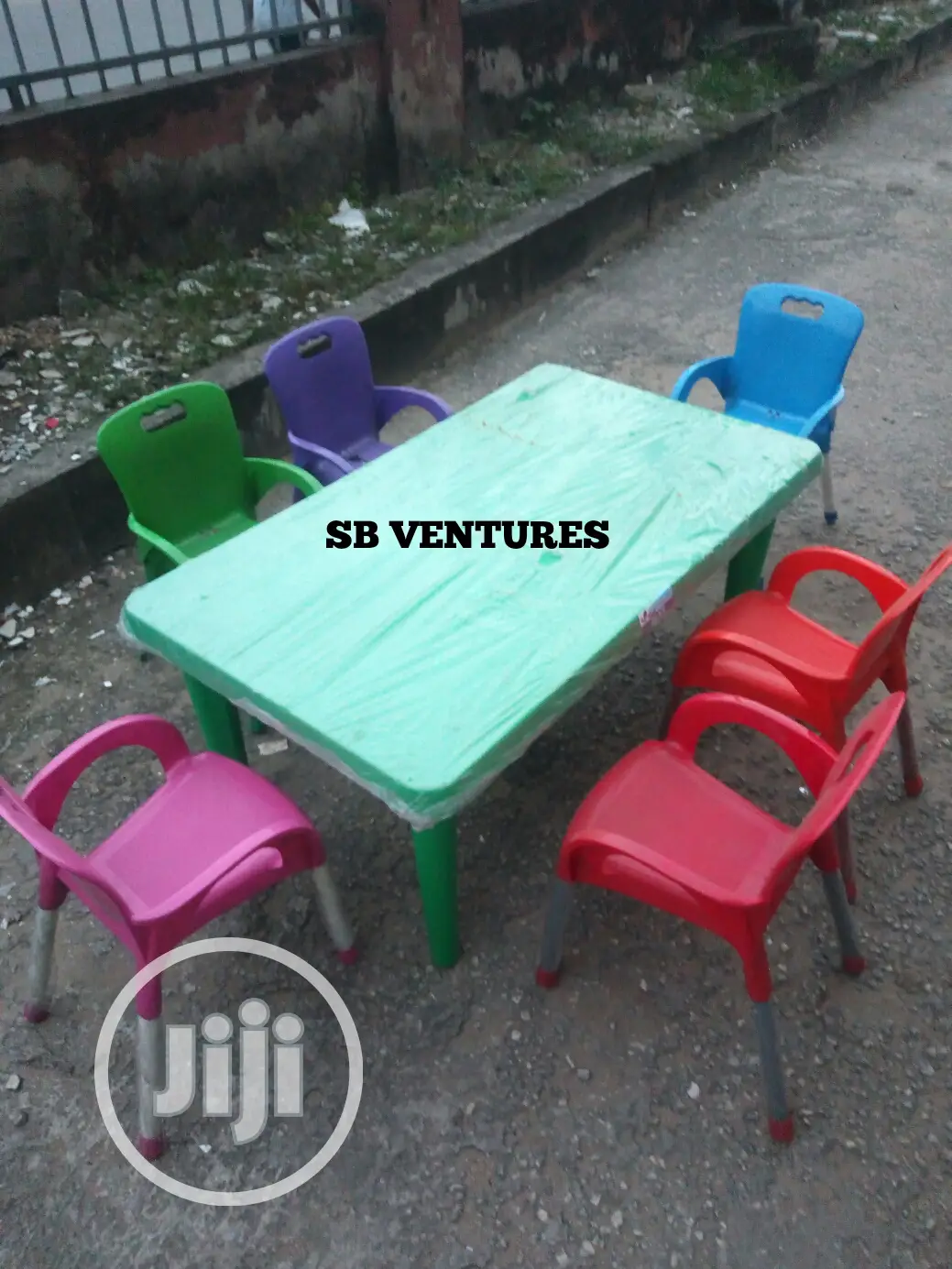 Children Table and 6 Chairs