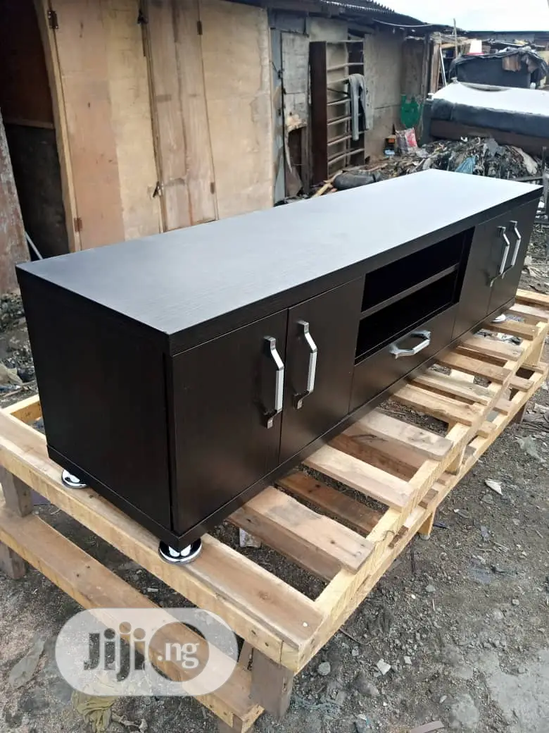 Beautifully Finished Wooden Television Shelf