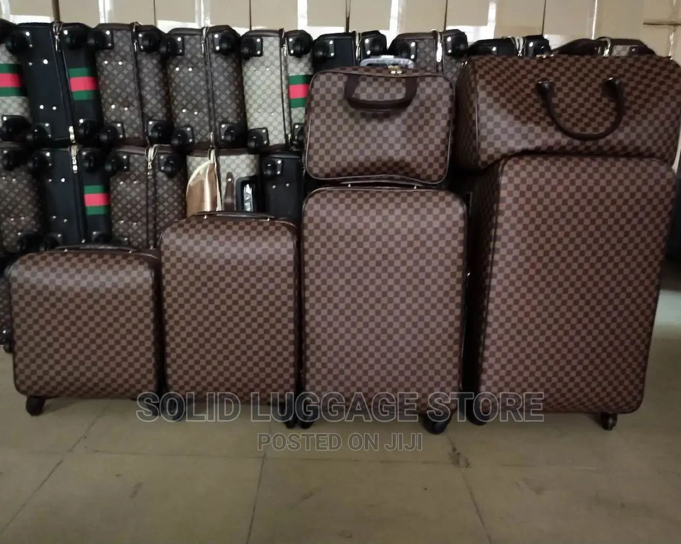 Louis Vuitton Leather Traveling Boxes