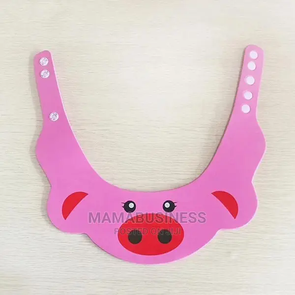 Pig Carton Adjustable Shower Cap - Pink