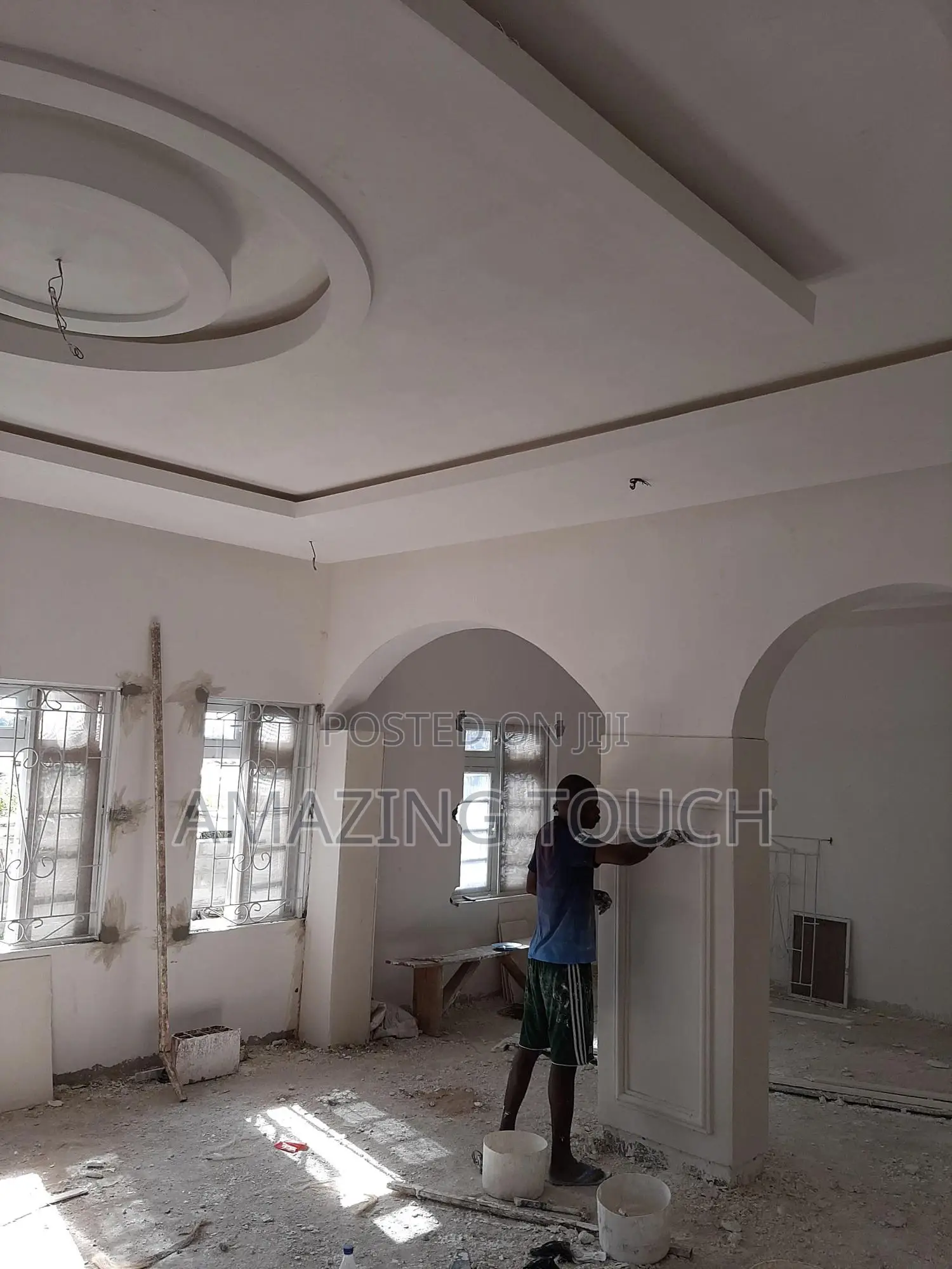 Screeding, P.O.P and Painting