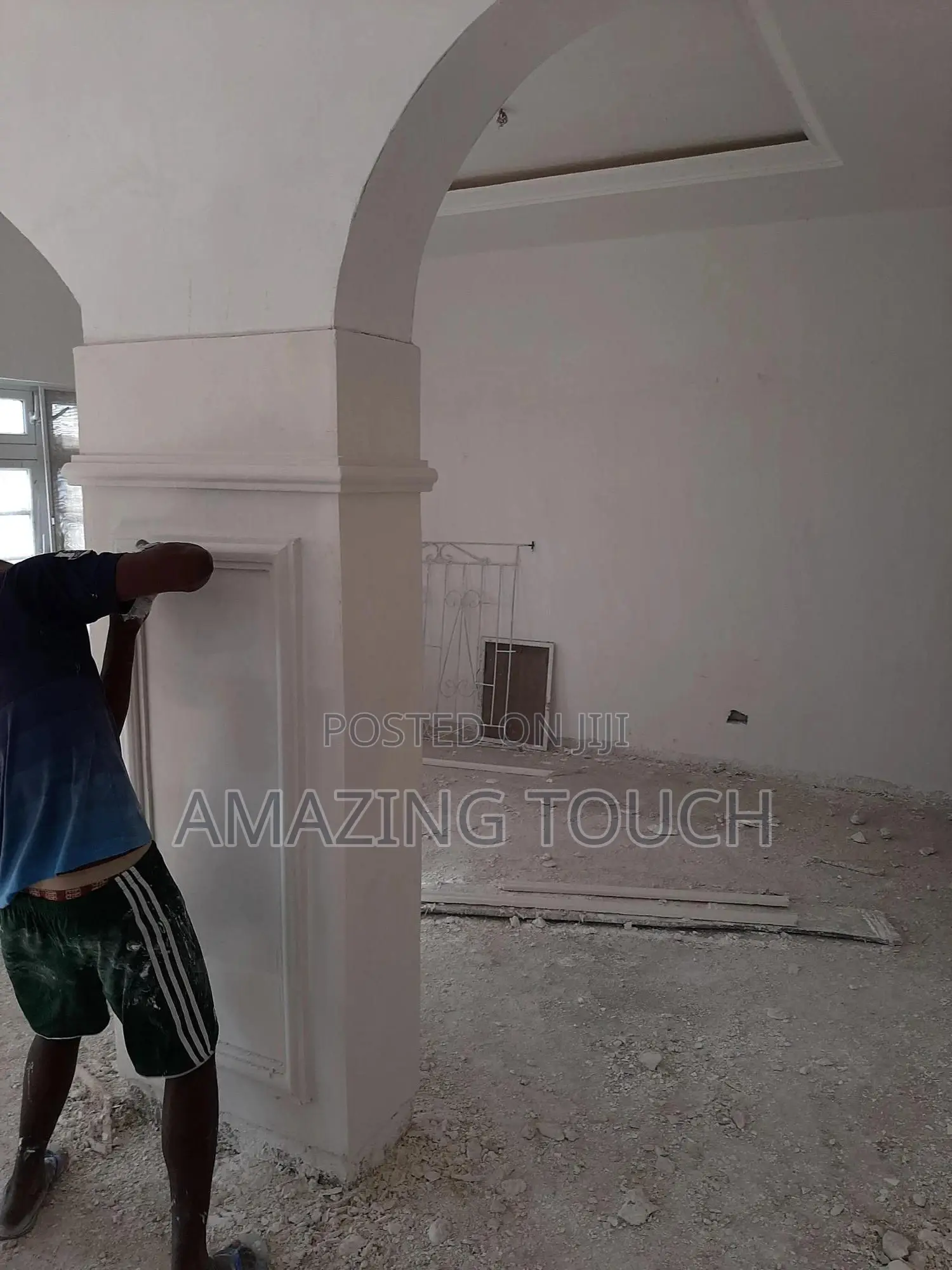 Screeding, P.O.P and Painting