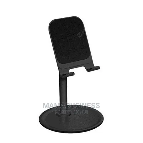 Universal Mobile Phone Stand Desktop Support Holder - Black