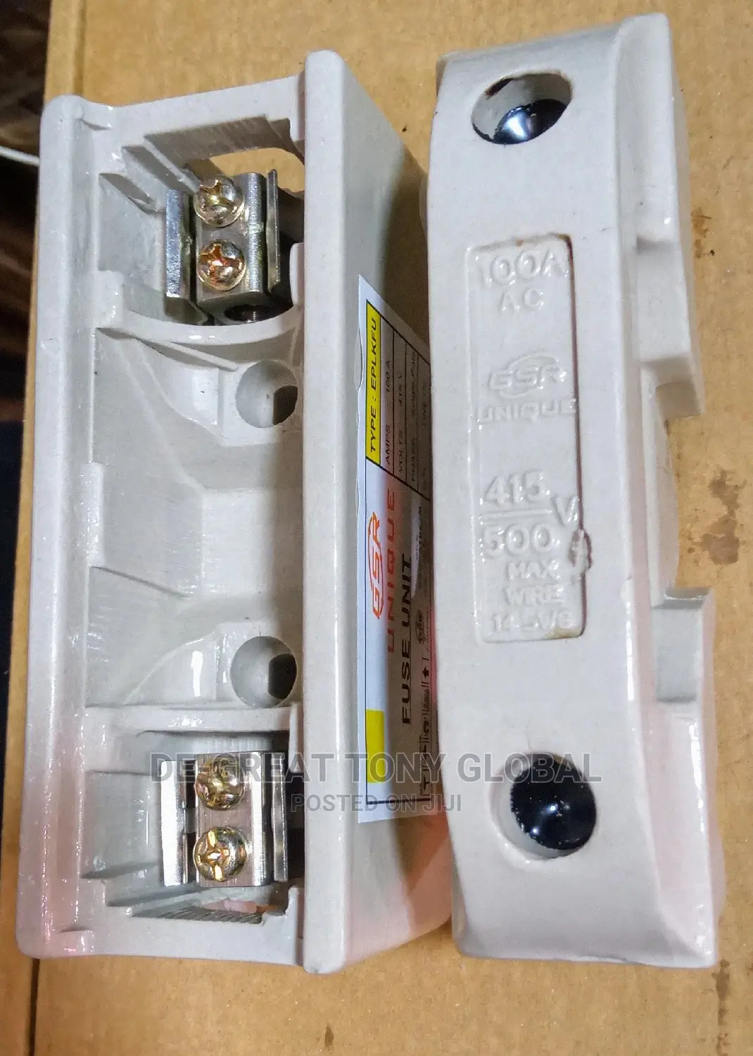 Gsr Cutout Fuse 100amps