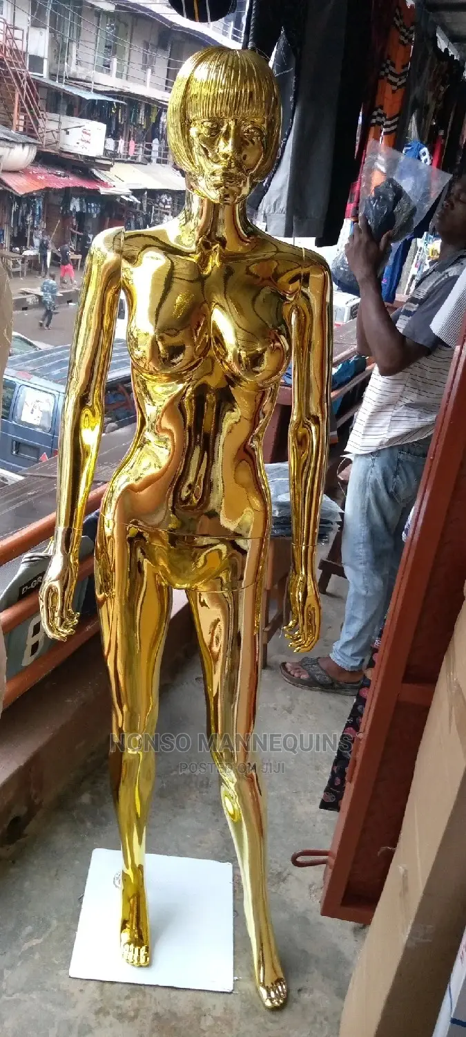 Chrome Gold Mannequins Displayi