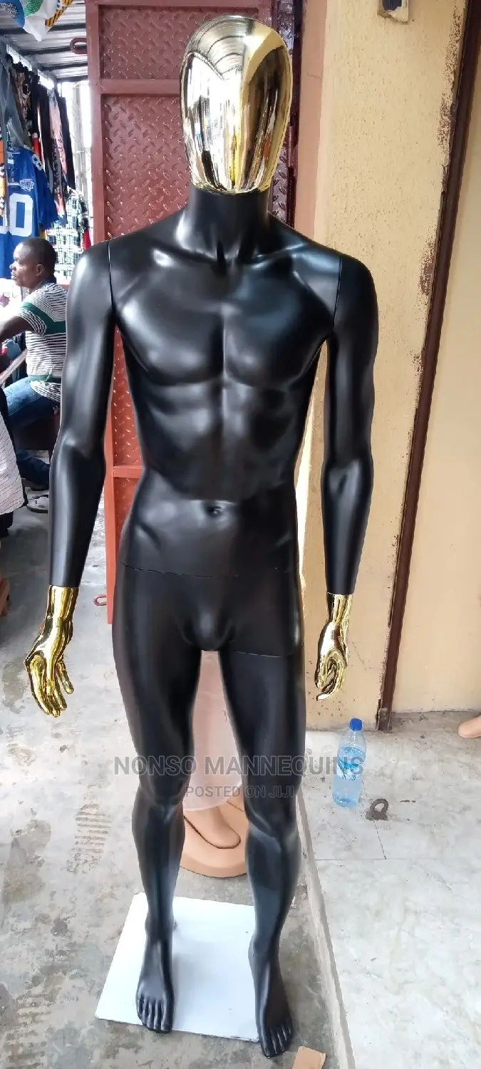 Black And Gold Male Mannequin