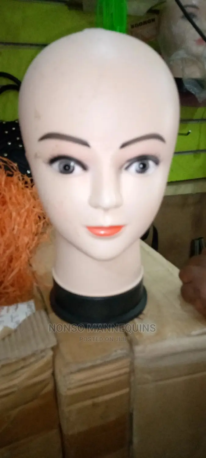 Bald Head Mannequin Head Fow Turbans and Wigs