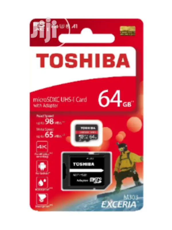 Toshiba M303R0640E2 64GB Surveillance Micro SD