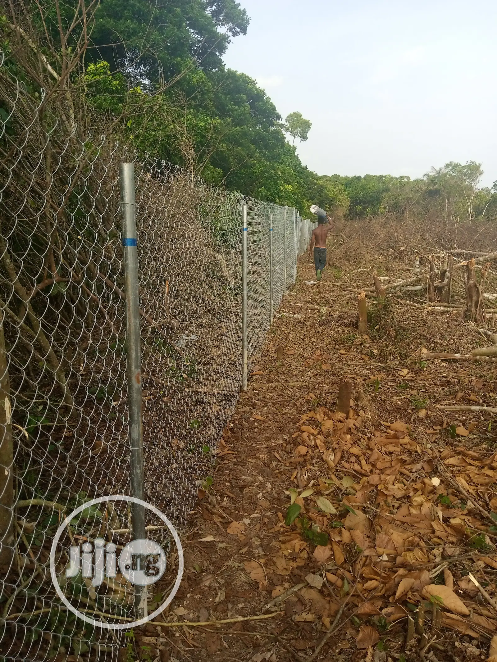 Chain Link Fence For Acres Of Farm Land