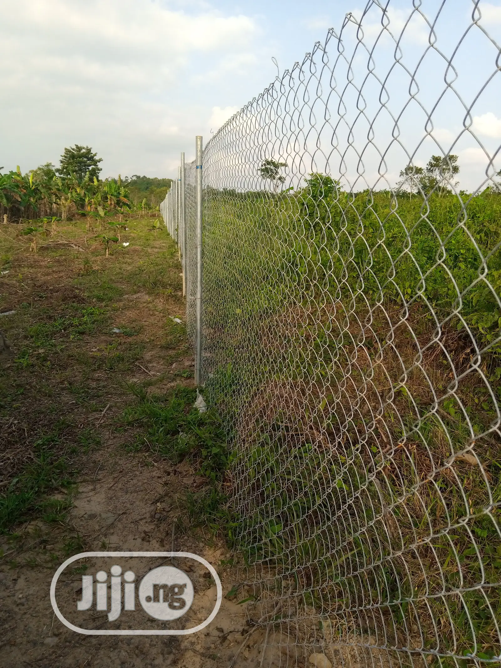 Chain Link Fence For Acres Of Farm Land