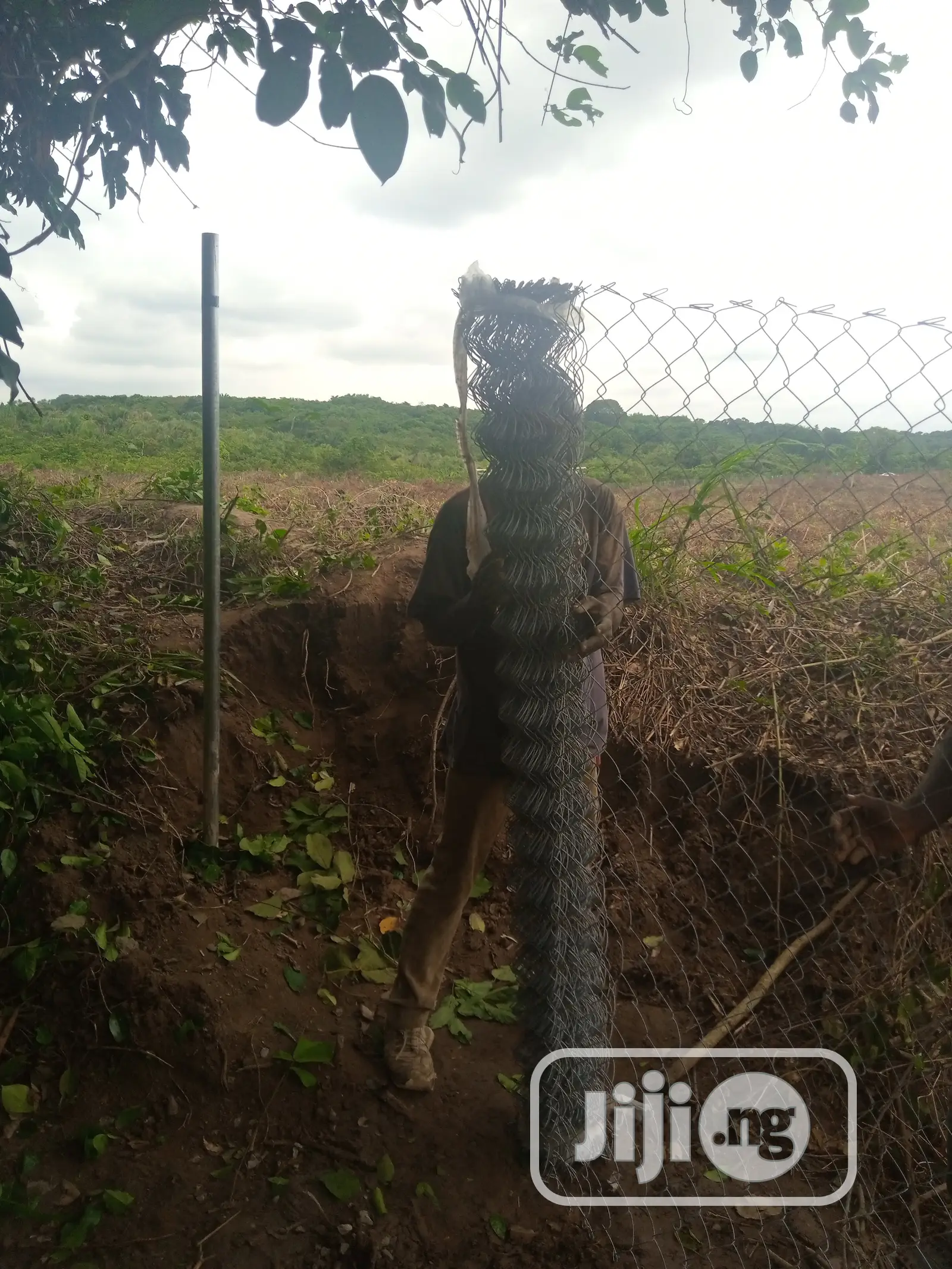 Chain Link Fence For Acres Of Farm Land