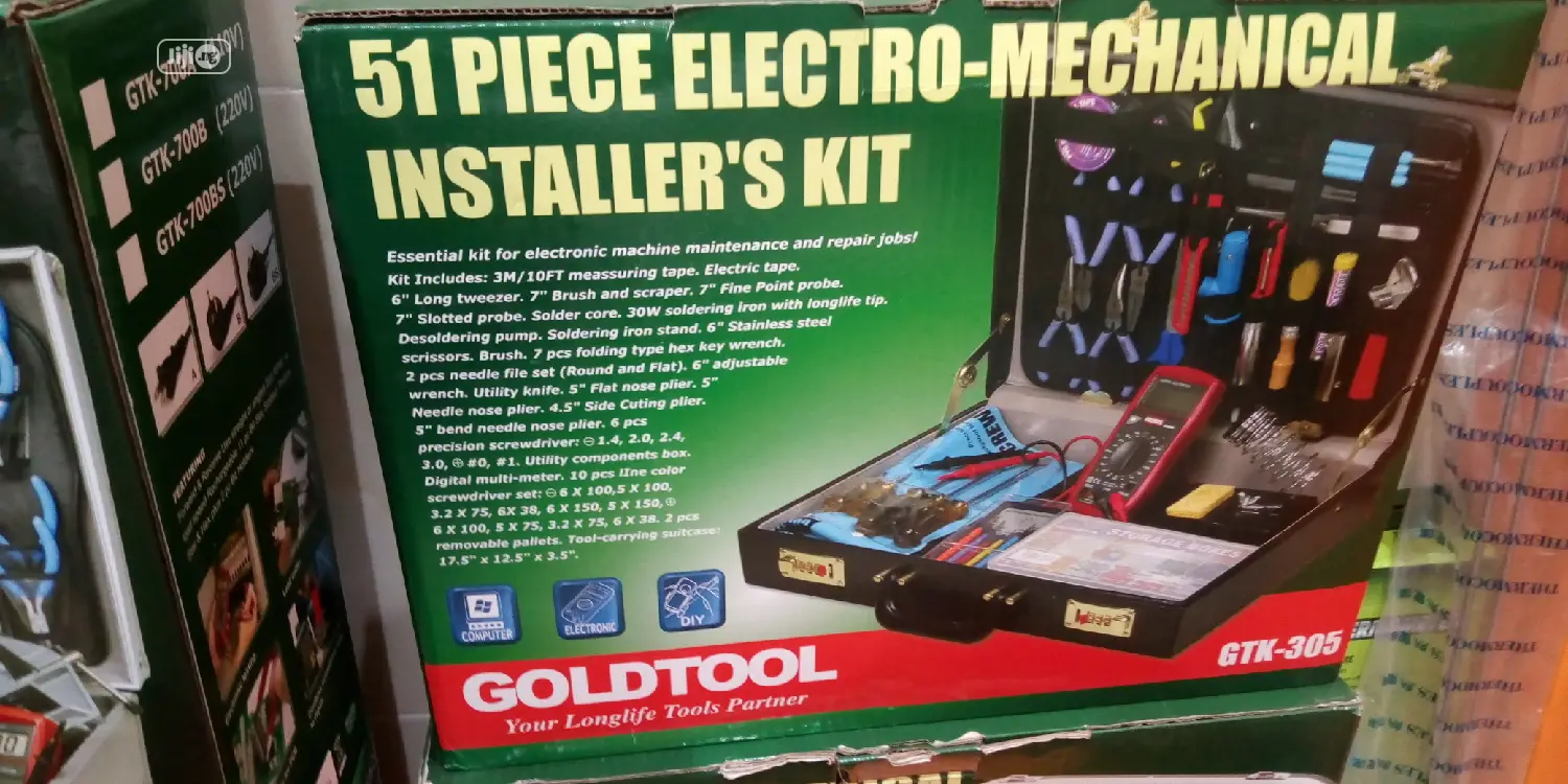 51 Piece Of Electro Mechanical Installer Kit
