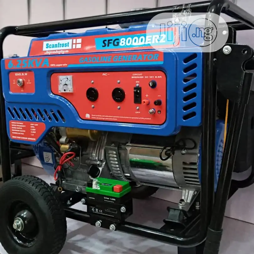 Scanfrost 6.25kva Sfg8000er2 Generator With Free Gift
