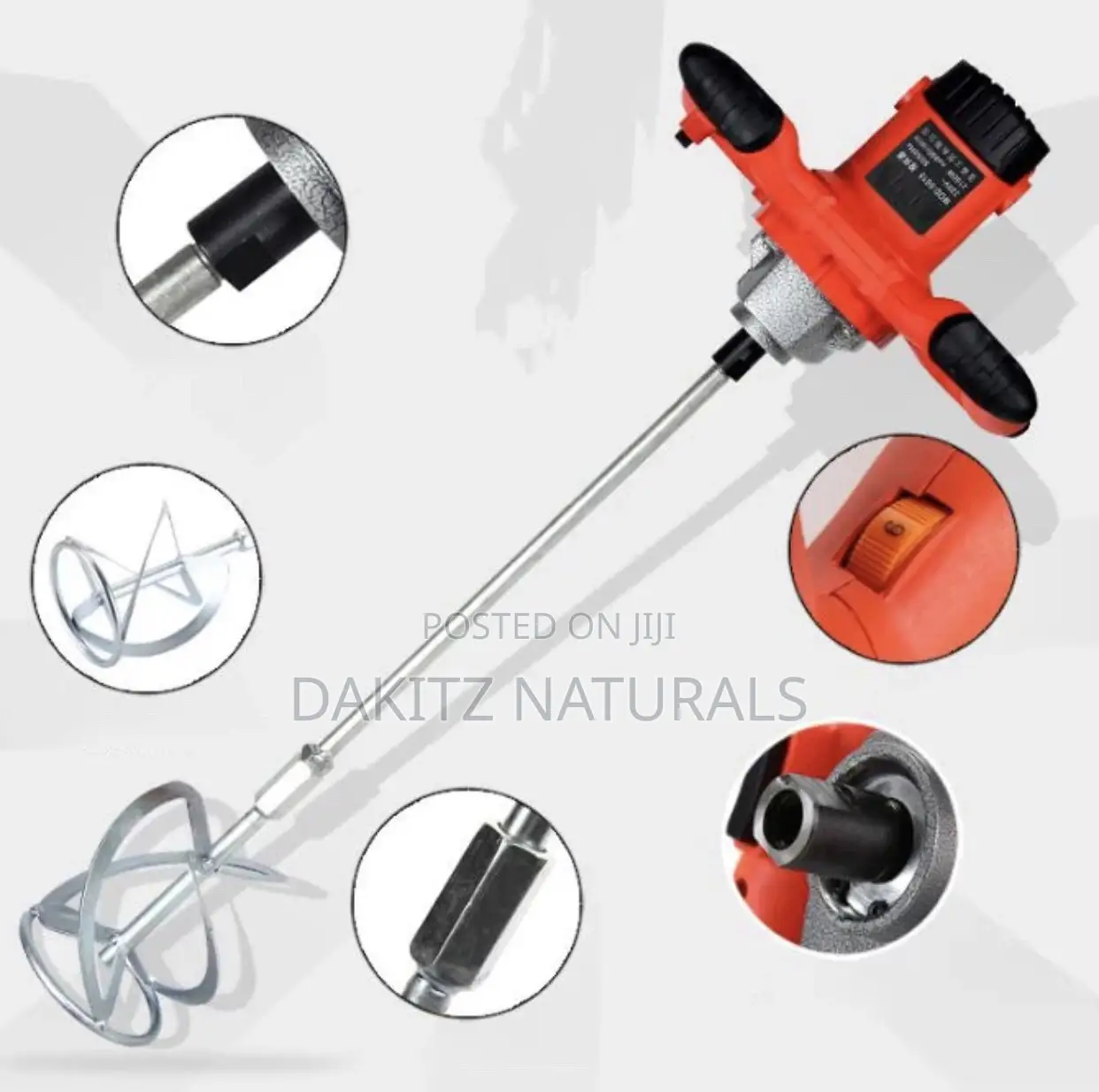 Industrial Hand Mixer Single Pole