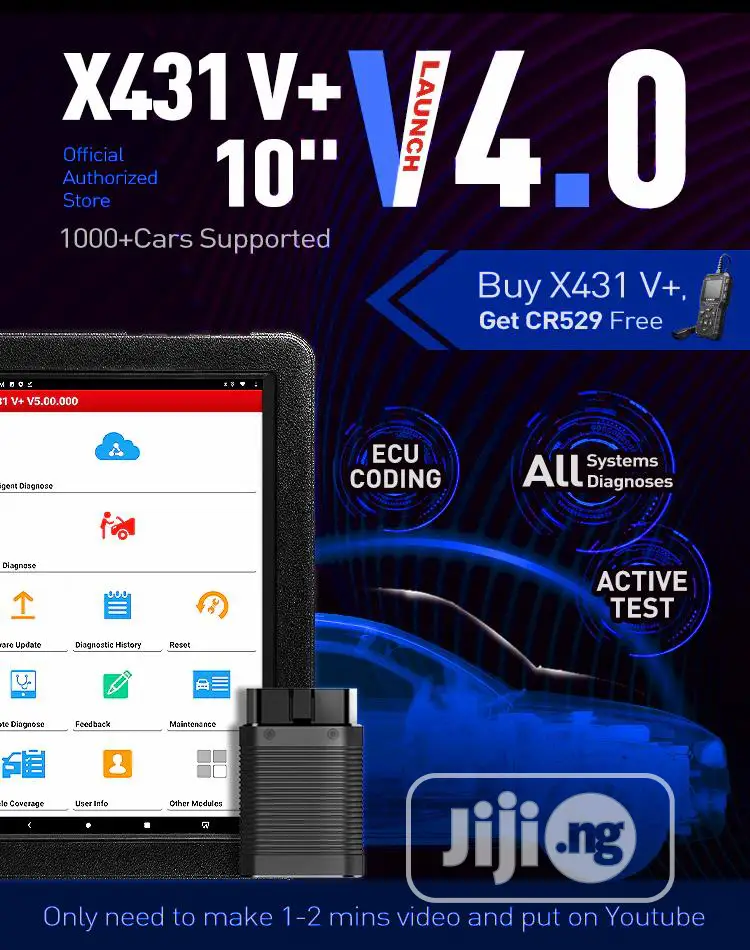 Latest Version X431 V+ Full System Obdii Cars Scanner