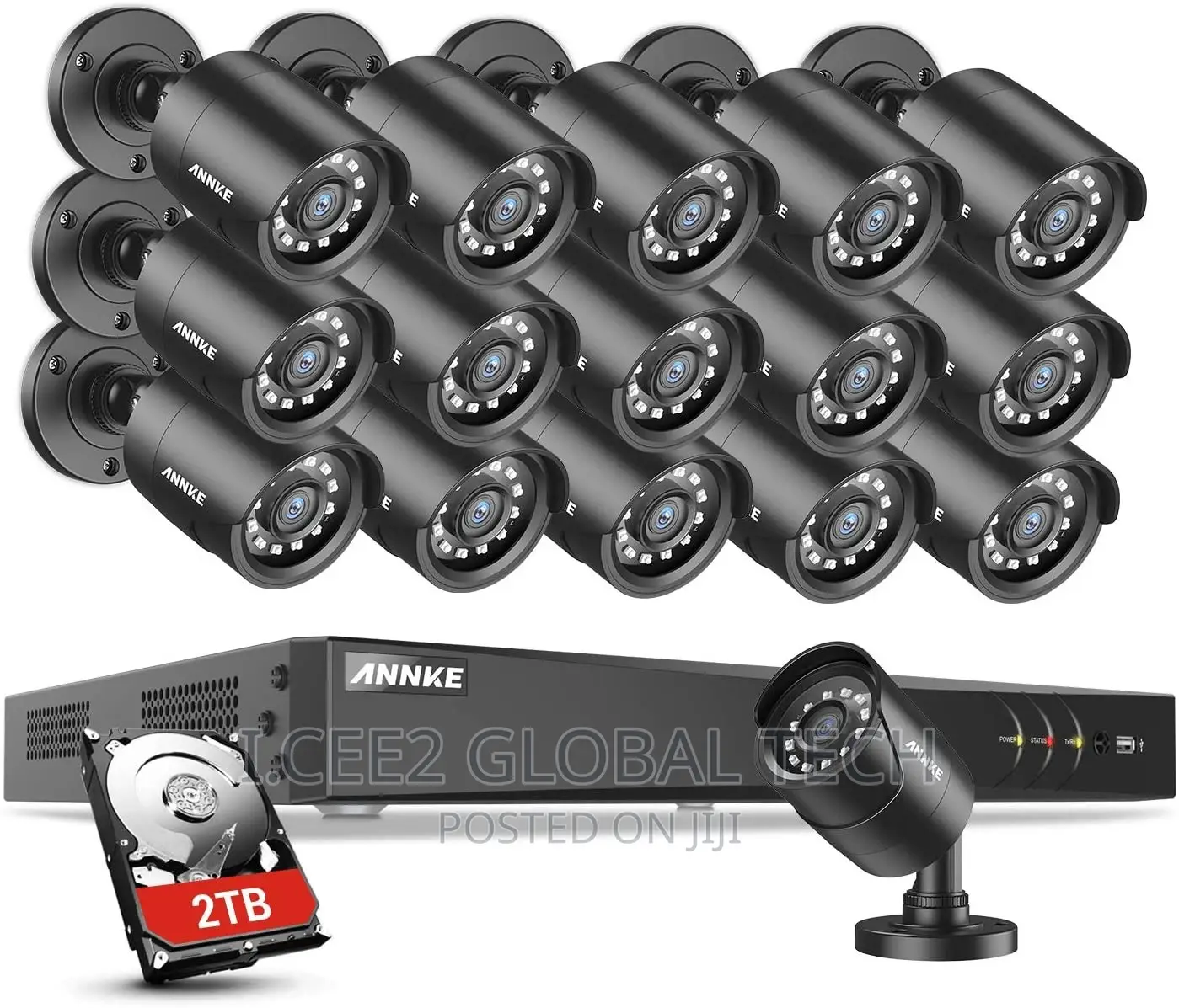 32ch 2.0mp CCTV Cameras With Smart Phone Viewing Ability