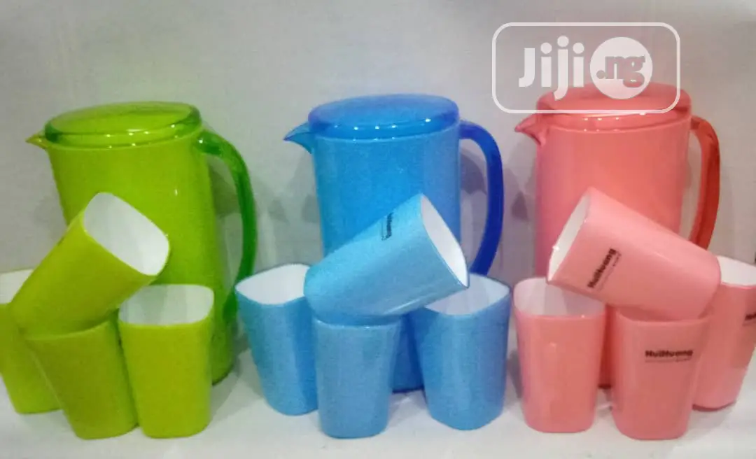 Set of Acrylic Jug With Four Cups