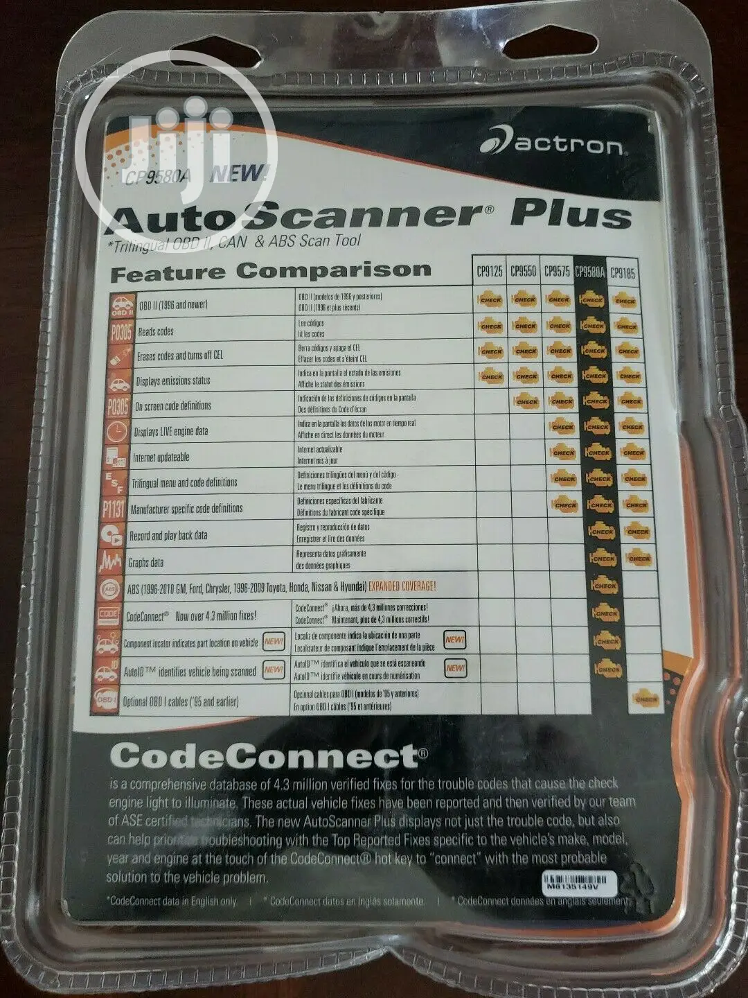 Actron Cp9580a Auto Car Scanner Plus | Car Diagnostic