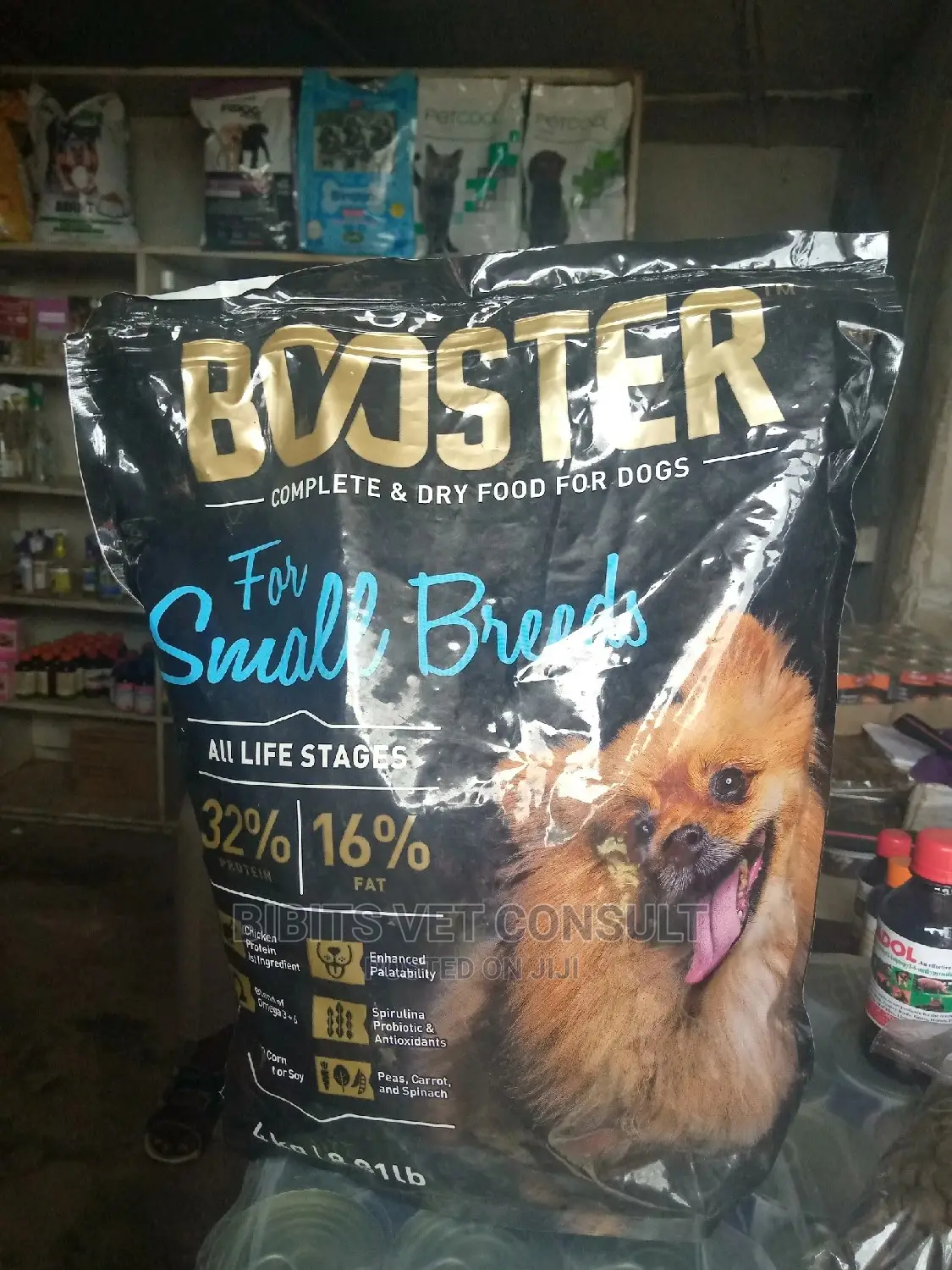 Booster Dog Crunchy Food for Small Breeds 1.5kg/4kg All Life Stages