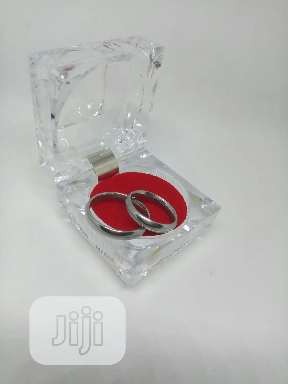 Couple's 2 Set of Silver Wedding Bands