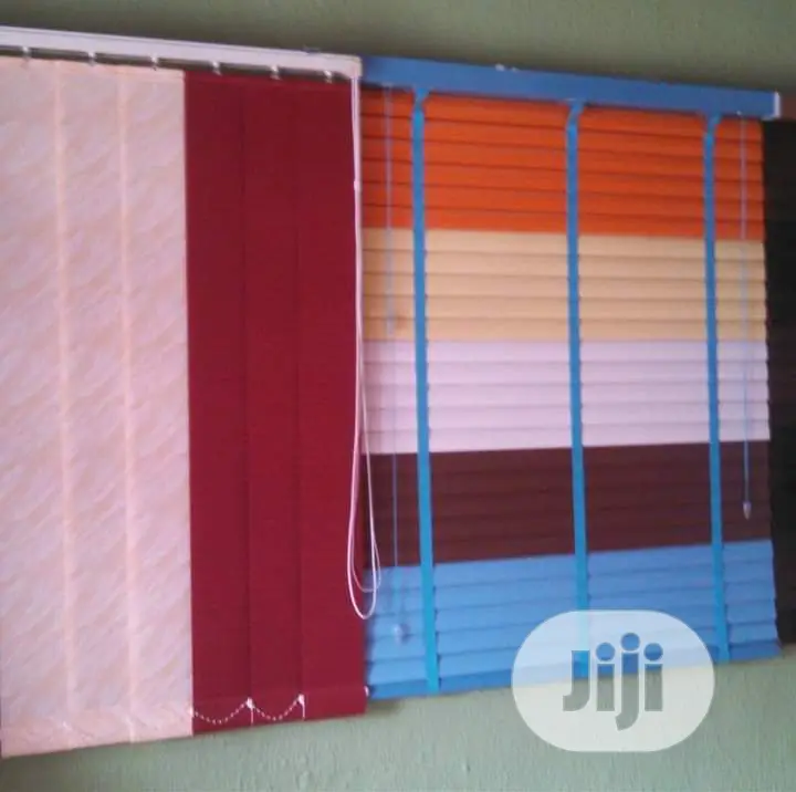 Window Blinds Wooden And Day And Night