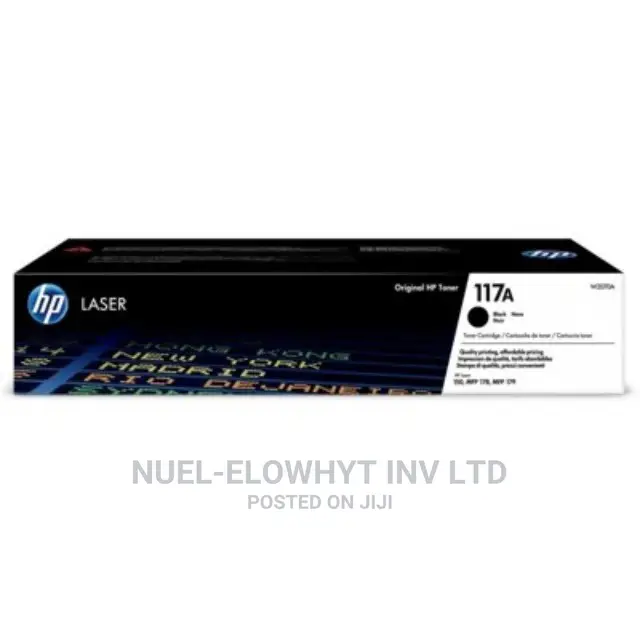 HP 117A Black Original Laser Toner Cartridge(W2070A)
