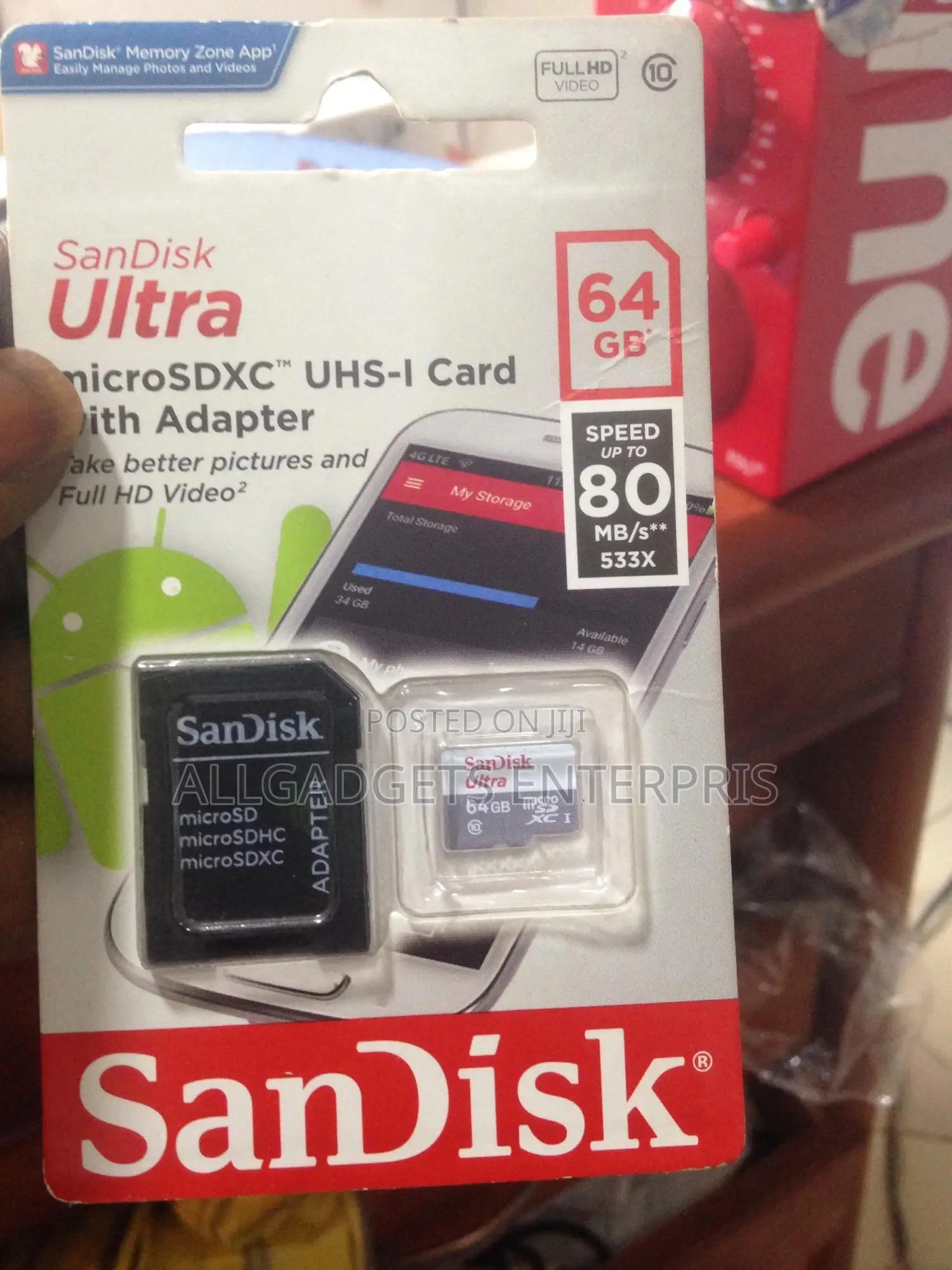 64gb Sandisk Memory Card