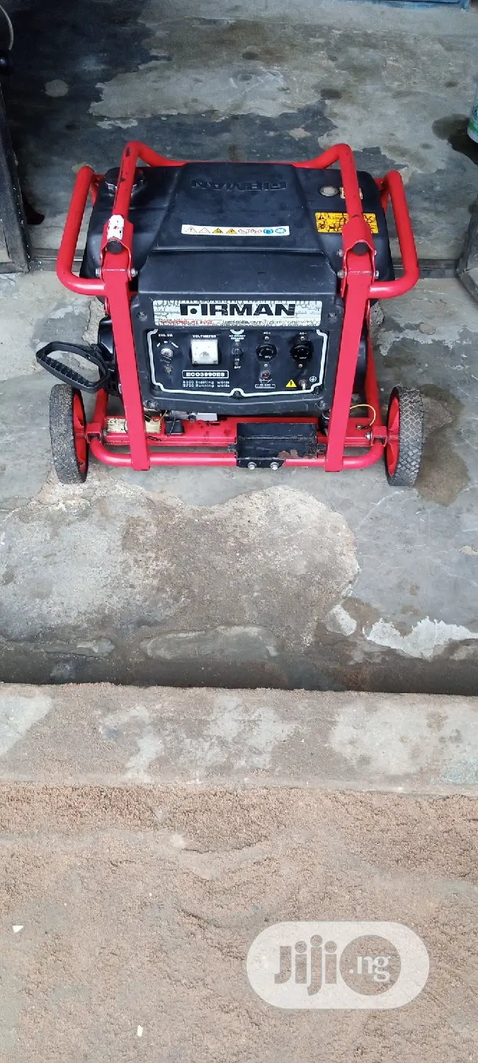 Fairly Used 3KVA Sumec Firman ECO3990ES Generator +D Receipt