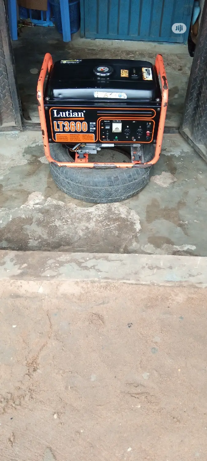 Fairly Used 3.5KVA LUTIAN LT3600 Copper Gen With Its Receipt