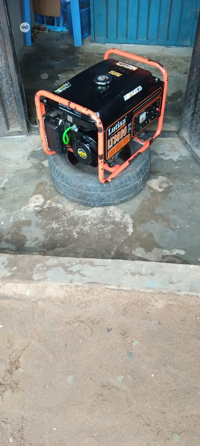 Fairly Used 3.5KVA LUTIAN LT3600 Copper Gen With Its Receipt