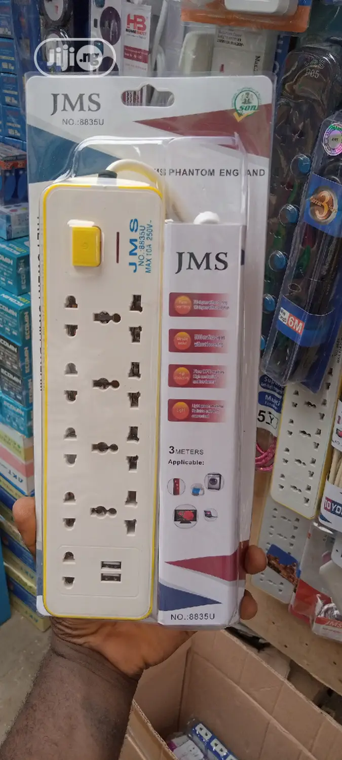 JMS 9 Ways Extension With 2 USB