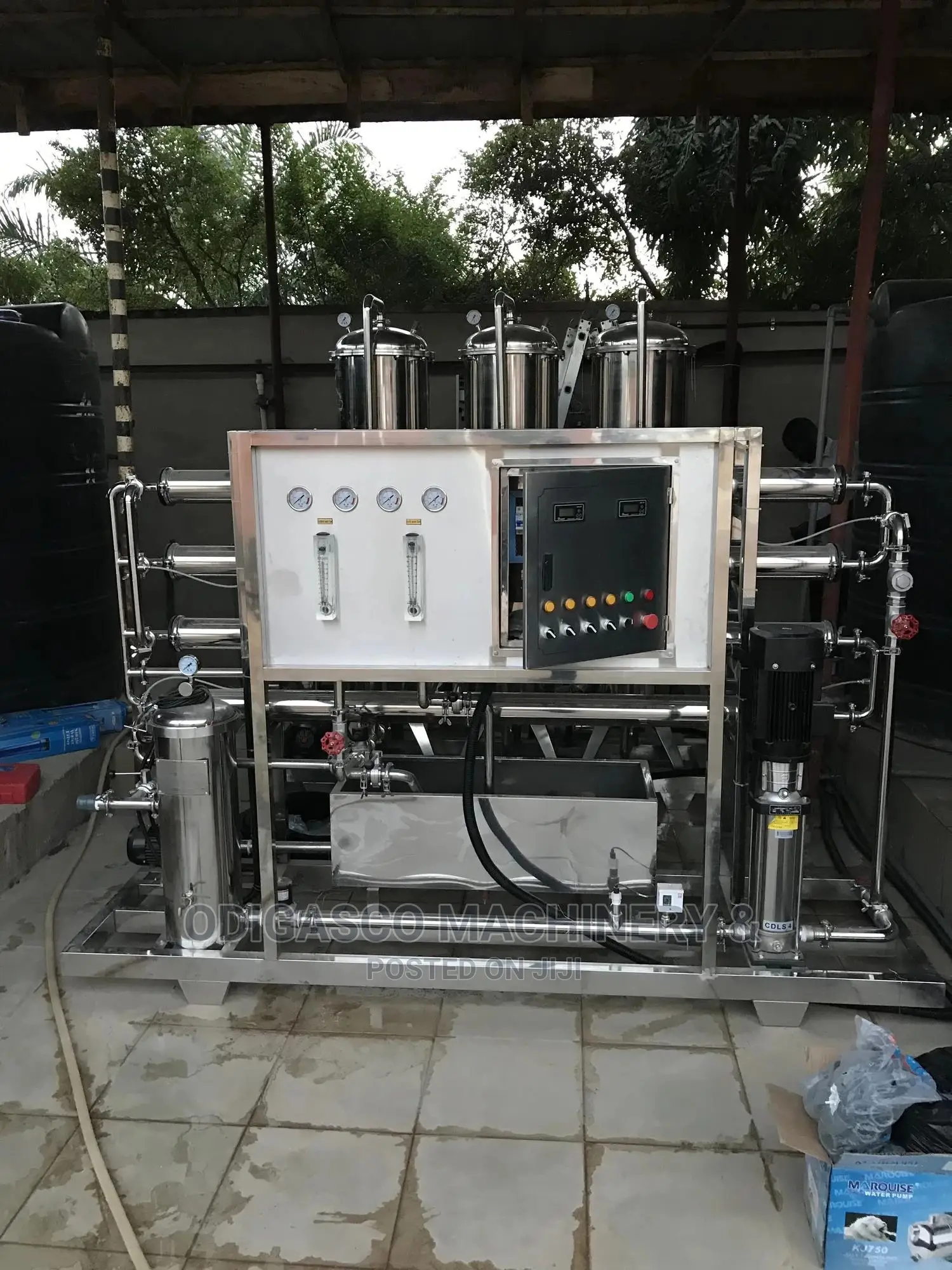 8 Membrane Reverse Osmosis Machine