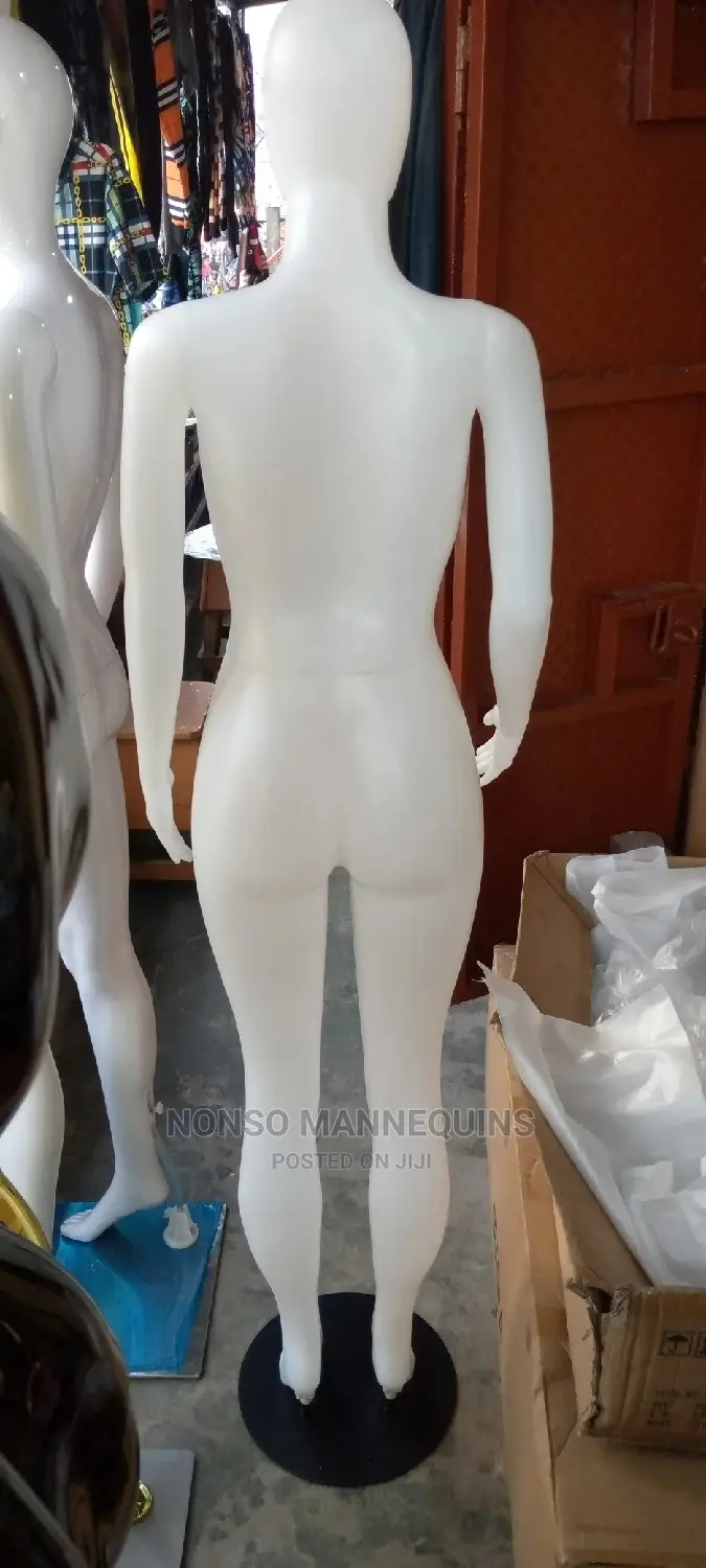 White Faceless Detachable Female Mannequins