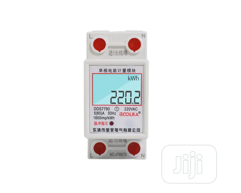 Single Phase Din-Rail Energy Meter - Electricity Check Meter