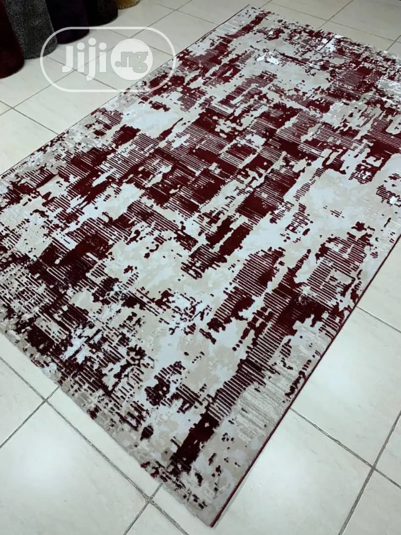 Wine And Cream Color Turkey Rugs 5/7