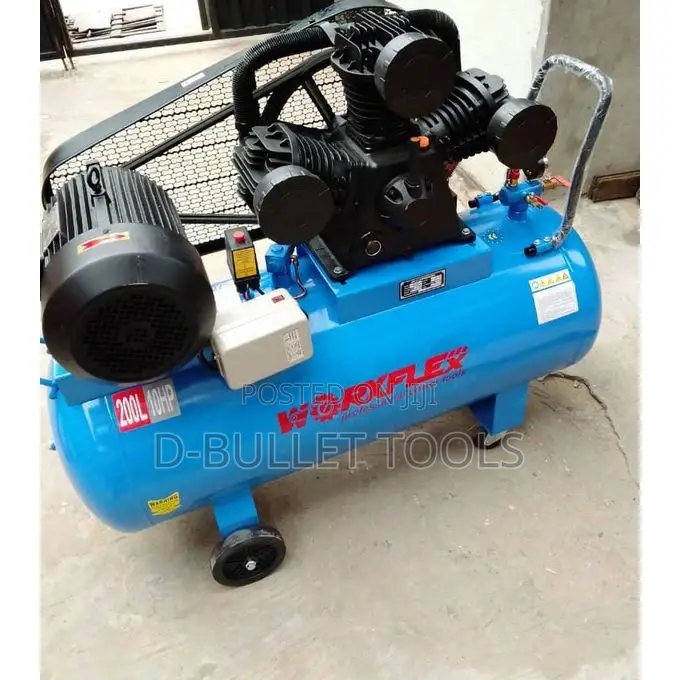 10hp Worxflex 200l Air Compressor With Spray Gun