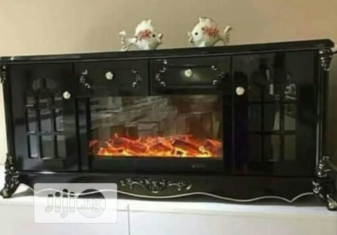 Original Executive Imported Fire Plate Tv Stand