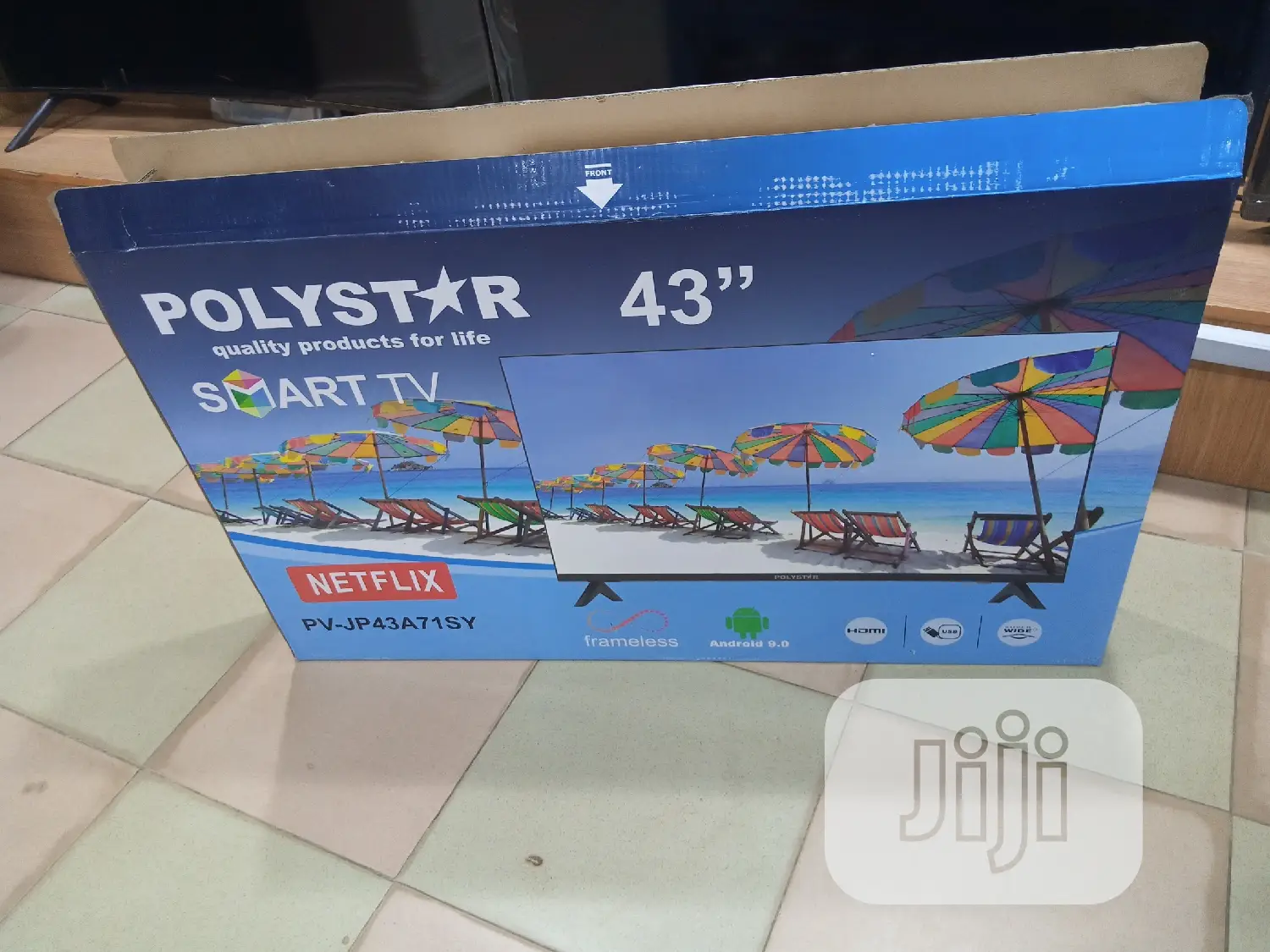 Polystar 43" Smart Television With TV Guard