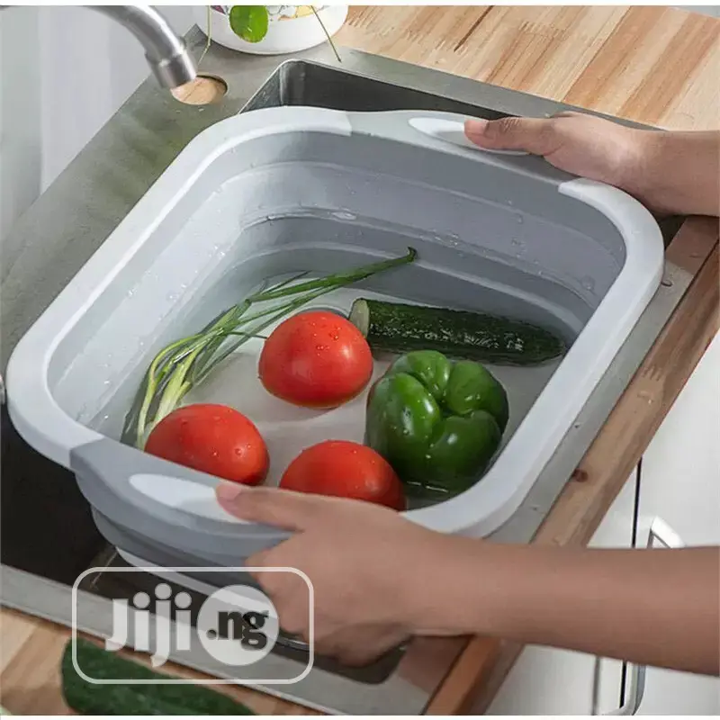 3 in 1 Collapsible Tray, Dish Rack and Seive