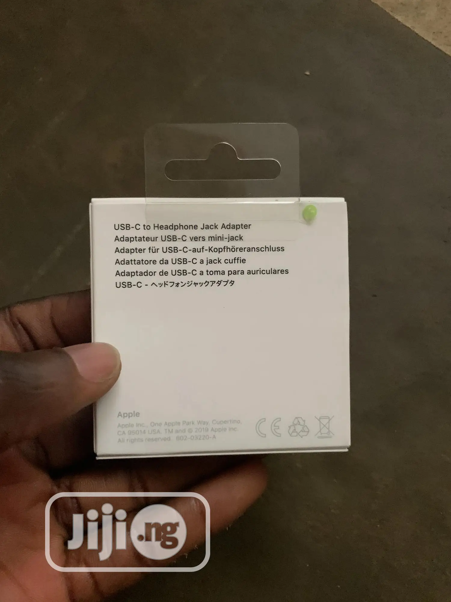 Genuine Apple Usb-C to 3.5 Mm Headphone Jack Adapter