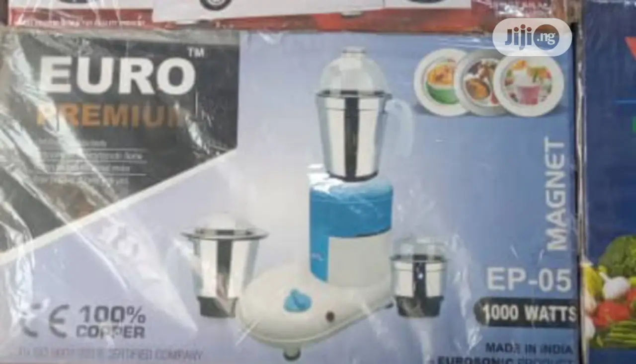 Euro Premium Grinder and Blender 100% Cooper Coil 1000watts