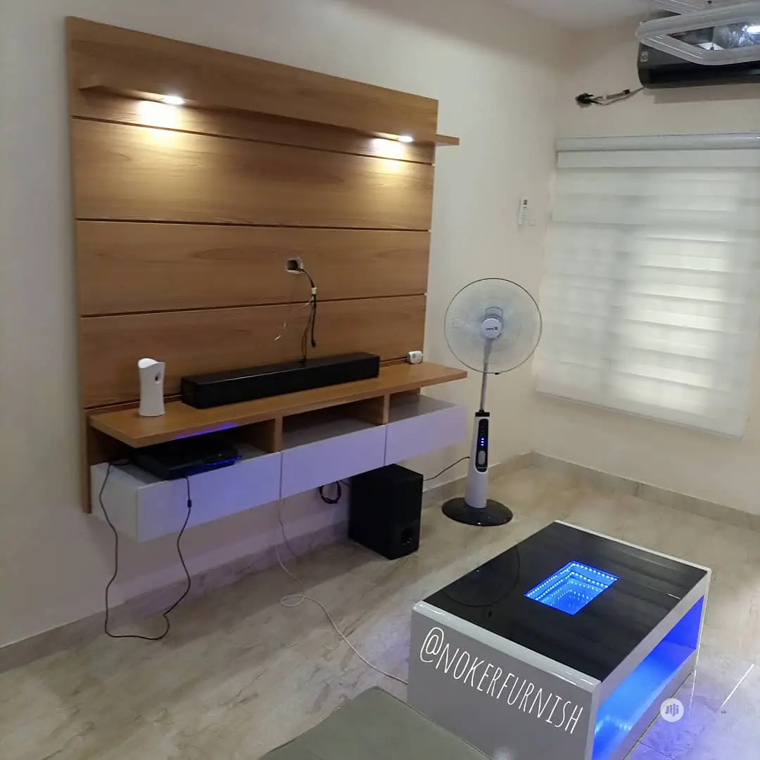 Wall TV Stand With Coffee Table