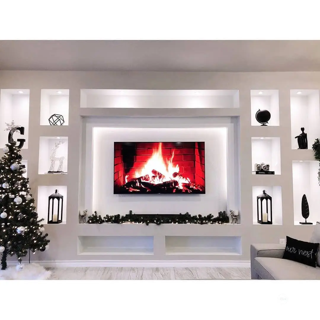 3d Panel Pop Wall Devider Tv Wall Design