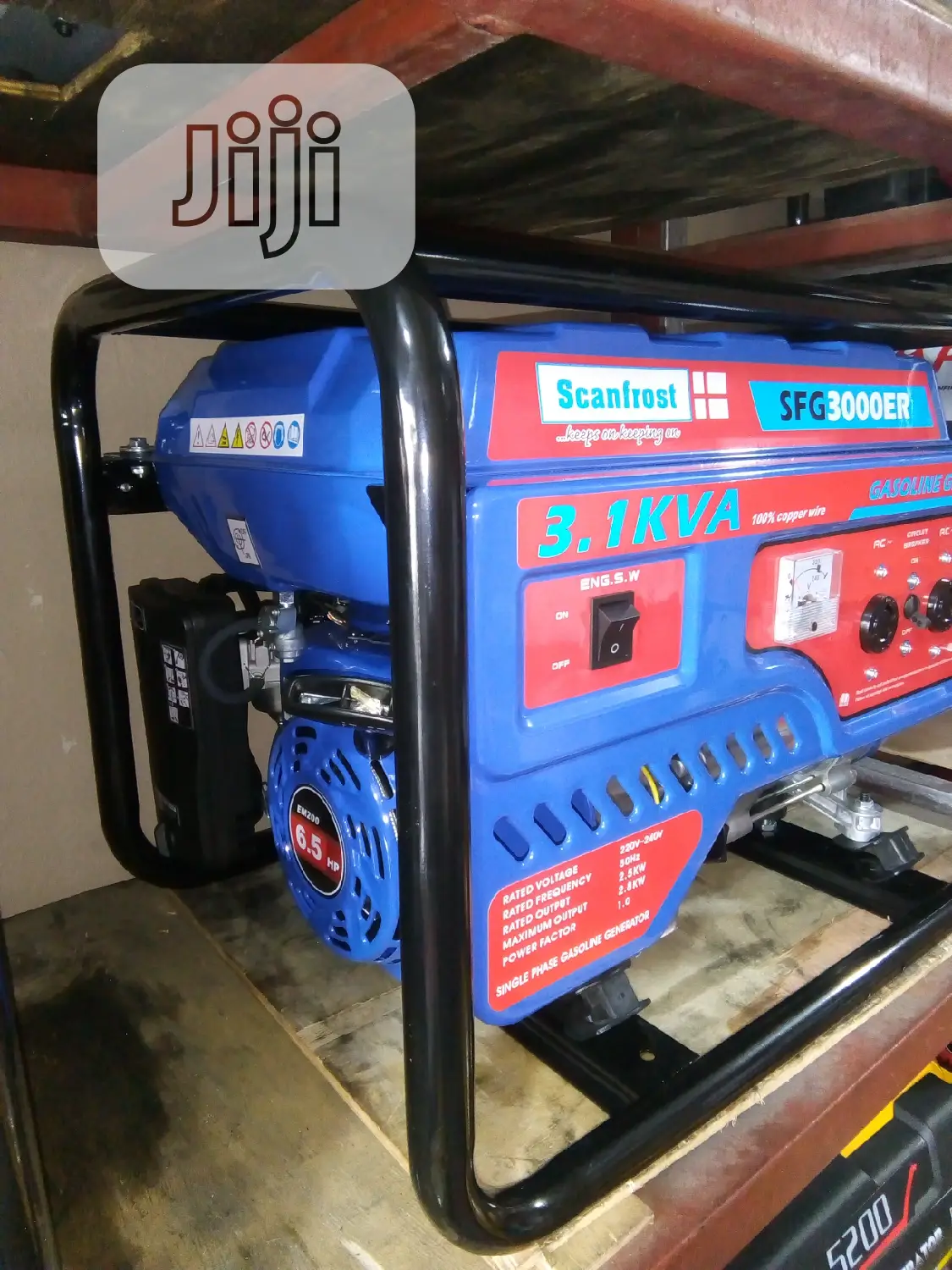 Brand New 3.1kva Scanfrost Petrol Generator