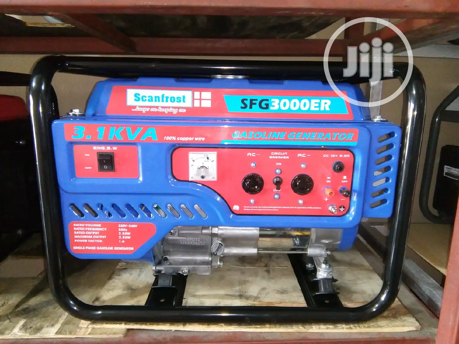 Brand New 3.1kva Scanfrost Petrol Generator